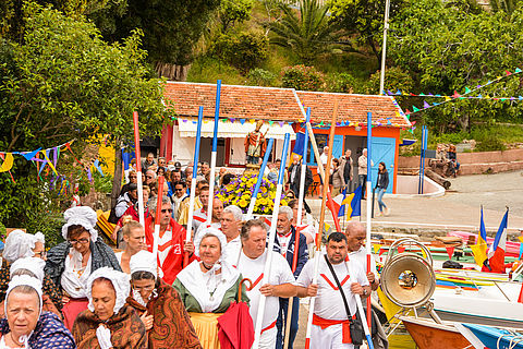 L'hommage des Agathoniens à leur saint Patron