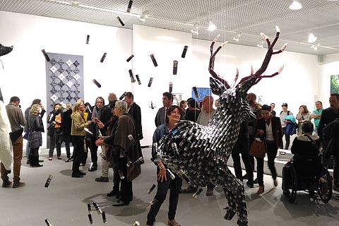 Le vernissage du "32e Rendez-vous des jeunes plasticiens s’est déroulé ce 26 avril, à la salle Raphaël du Centre culturel, en présence d'un public nombreux.