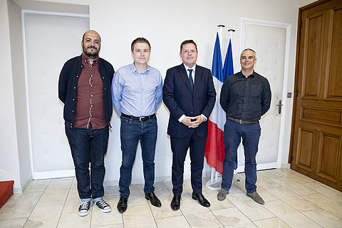 Visite de courtoisie des membres du bureau au maire