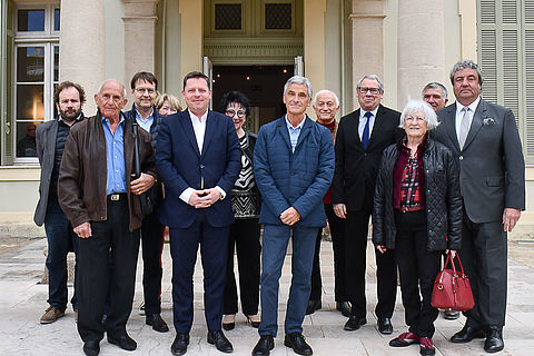 Les conseillers du quartier de Boulouris autour de Frédéric Masquelier